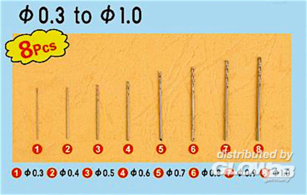 Twist Drilling Auger Bit set 1 (0,3-1,0)