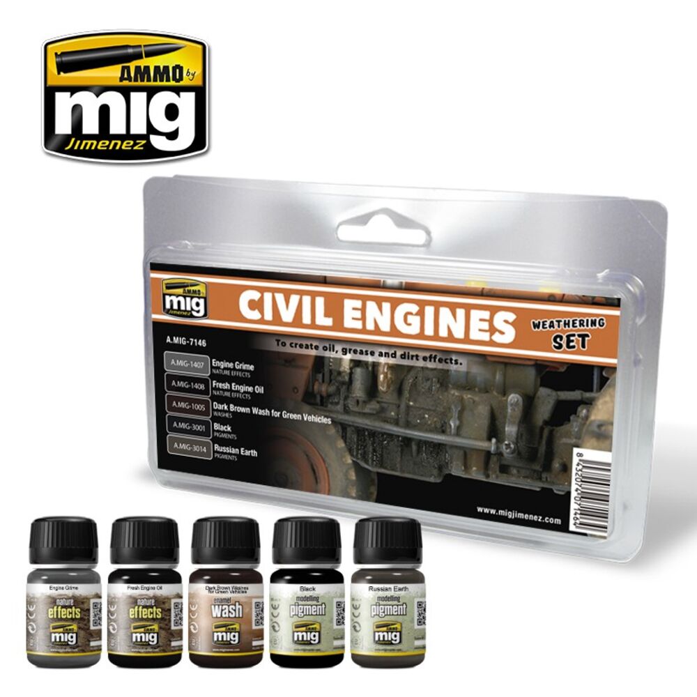 Civil Engines Weathering Set