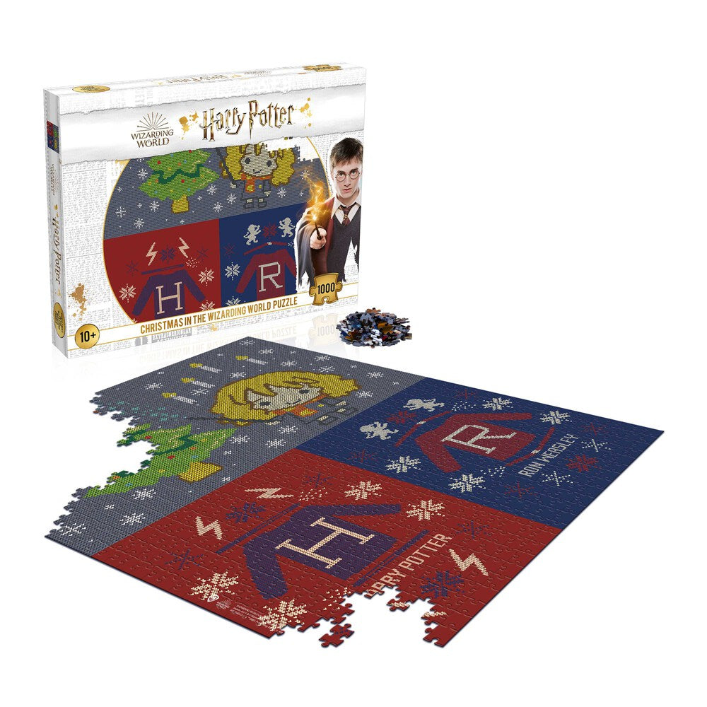 Winning Moves Harry Potter - Christmas in the Wizarding World Puzzles 1000 pcs