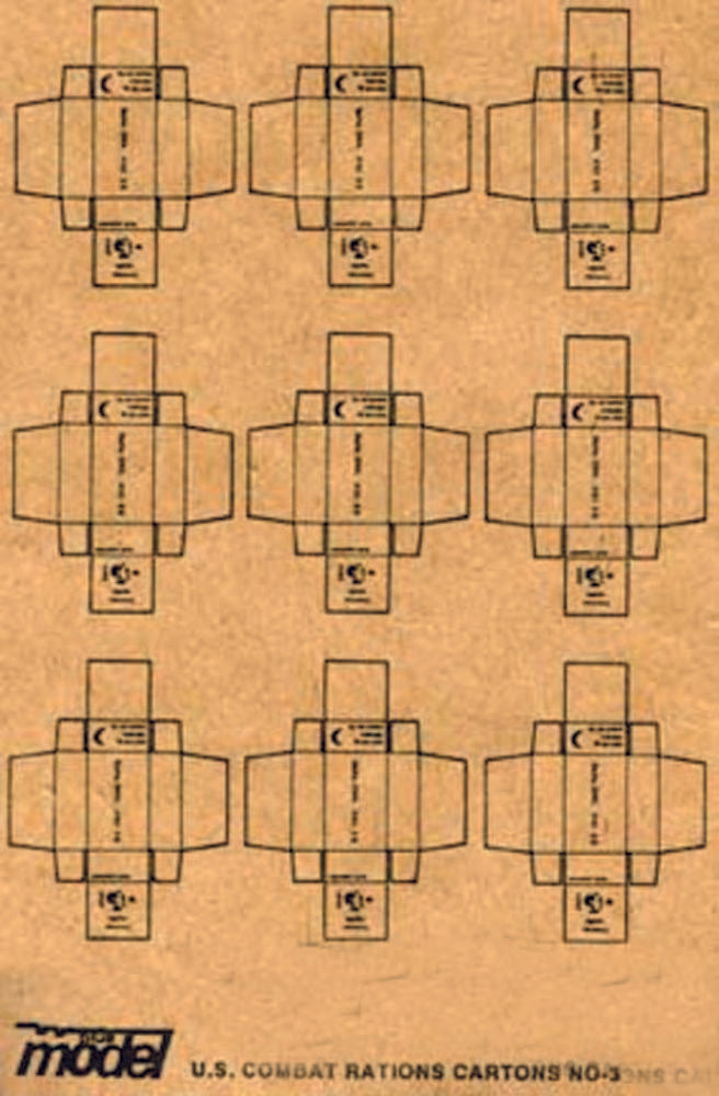 U.S. Kampf-Ration Kartons WW II