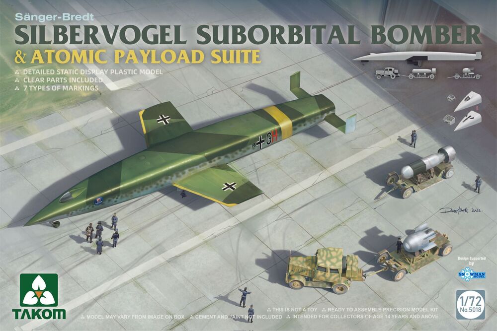 SILBERVOGEL SUBORBITAL BOMBER & ATOMIC PAYLOAD SUITE