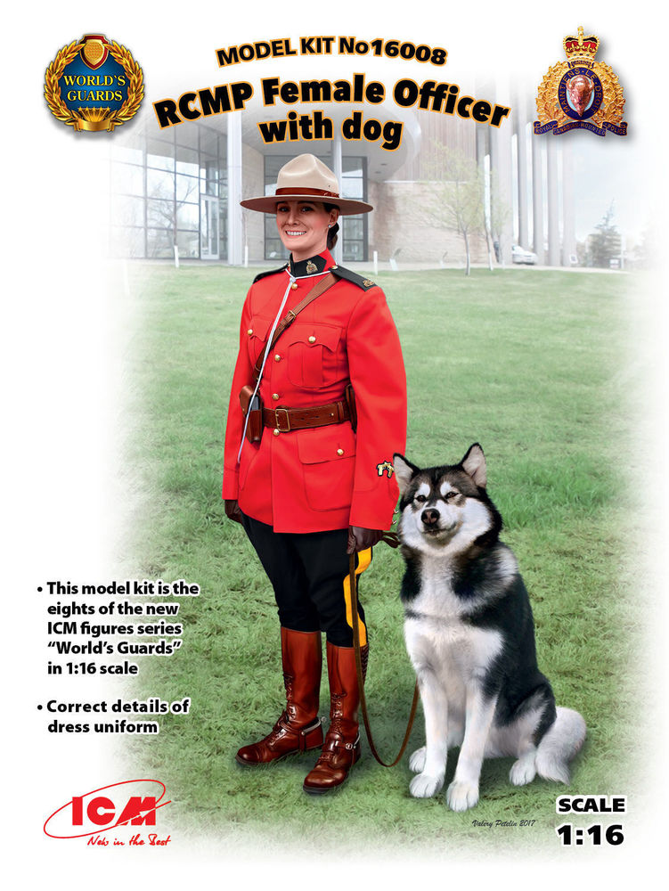 RCMP Female Officer with dog