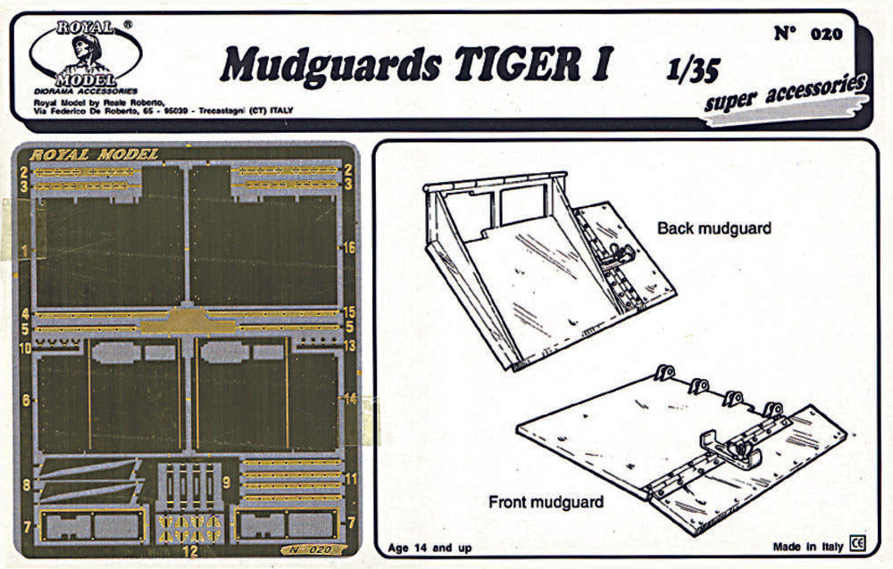 Tiger I mudguards