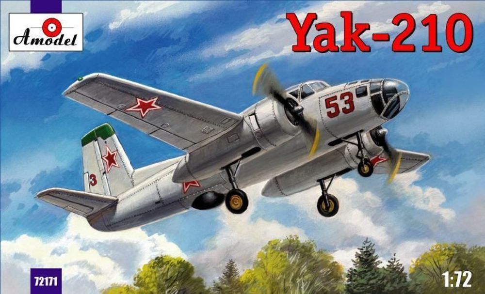 Yak-210 Soviet trainer aircraft