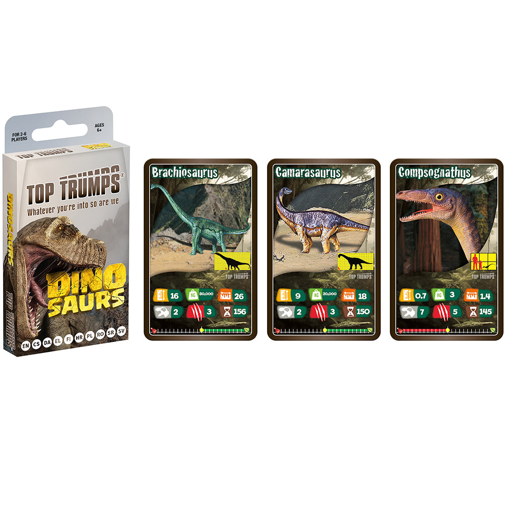Winning Moves Top Trumps - Dinosaurs Cards Standard Tuck Box Multillingual