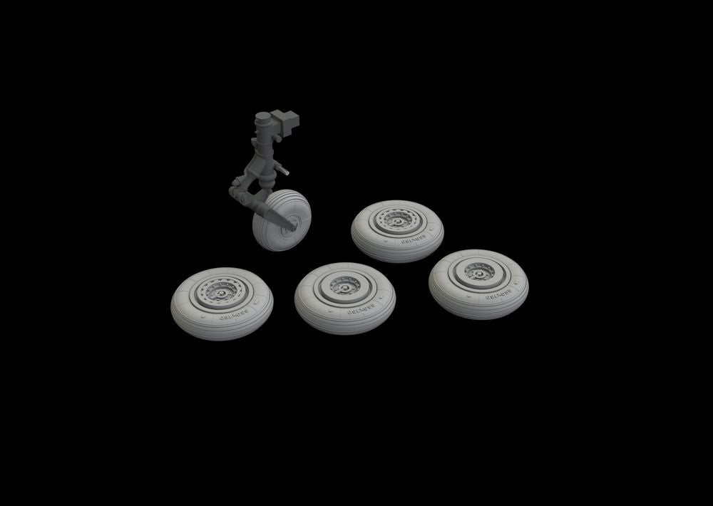 MiG-17 wheels for Airfix