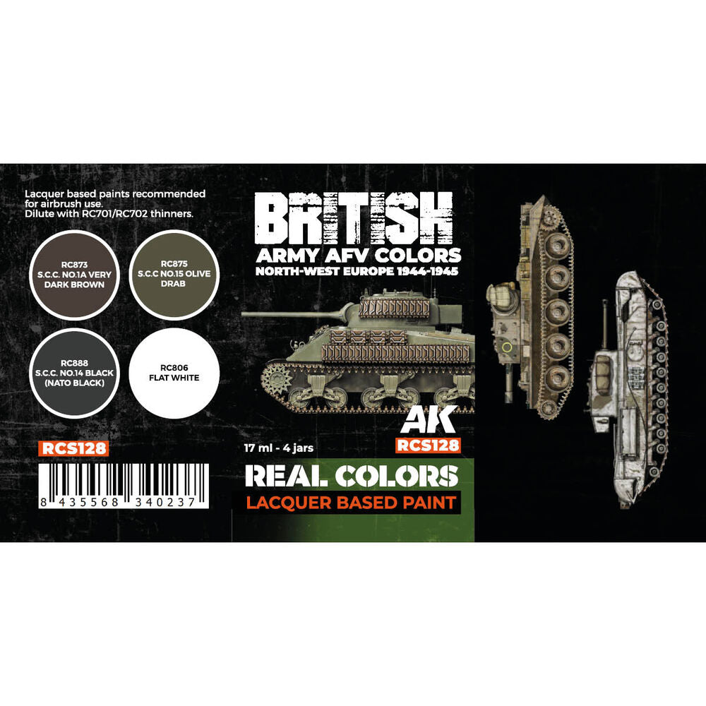 British Army AFV Colors. North-West Europe 1944-1945 SET