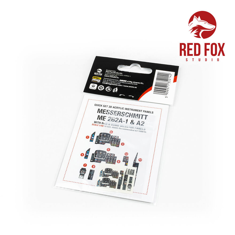 1/48 Messerschmitt Me 262A-1/A-2 with R4M & Bomb Selector (for Tamiya kit)