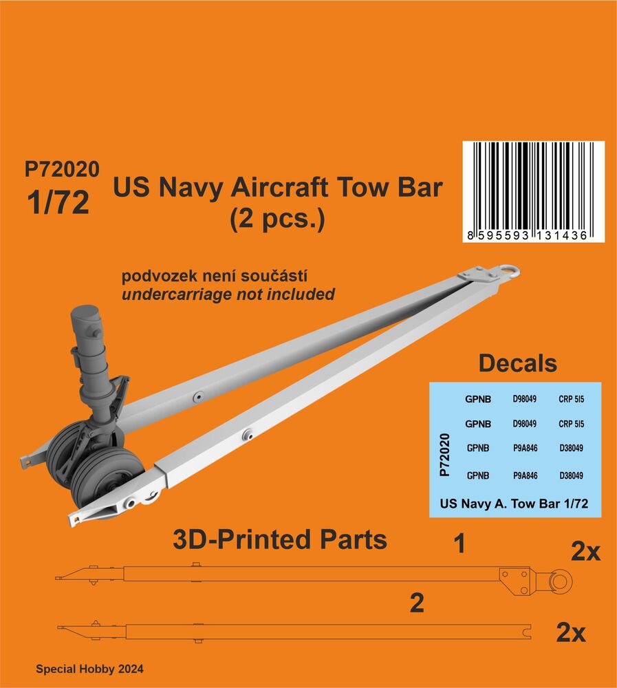 US Navy Aircraft Tow Bar (2 pcs.)  1/72