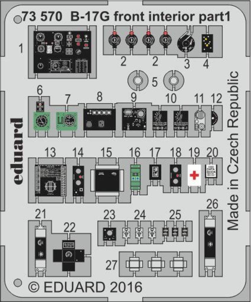 B-17G front interior for Airfix