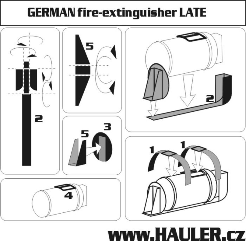 German FIRE EXTINGUISHER Late