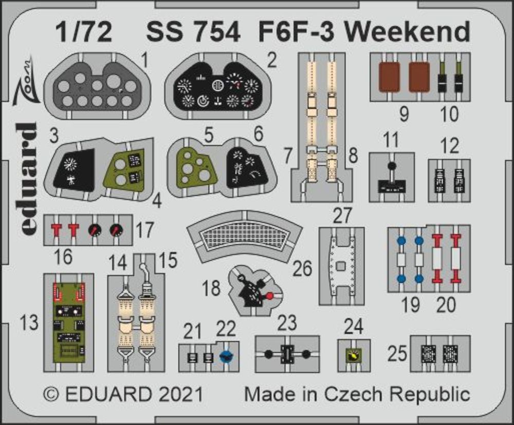 F6F-3 Weekend 1/72 EDUARD