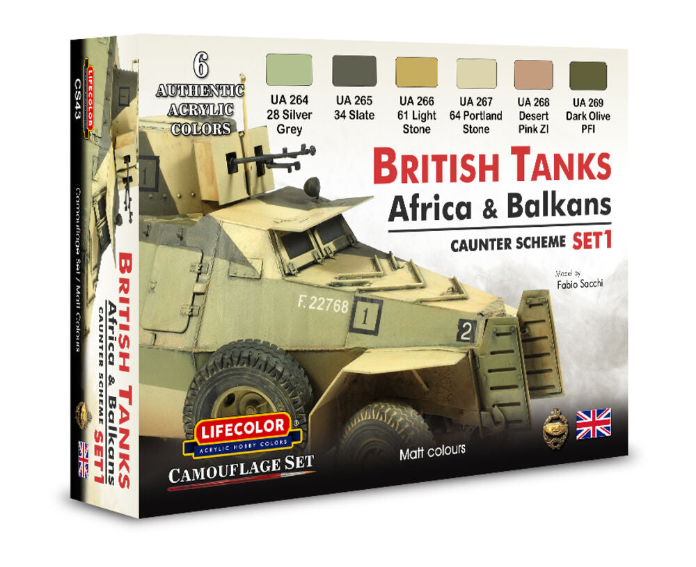 British Tanks WWII (Afrika & Balkan)