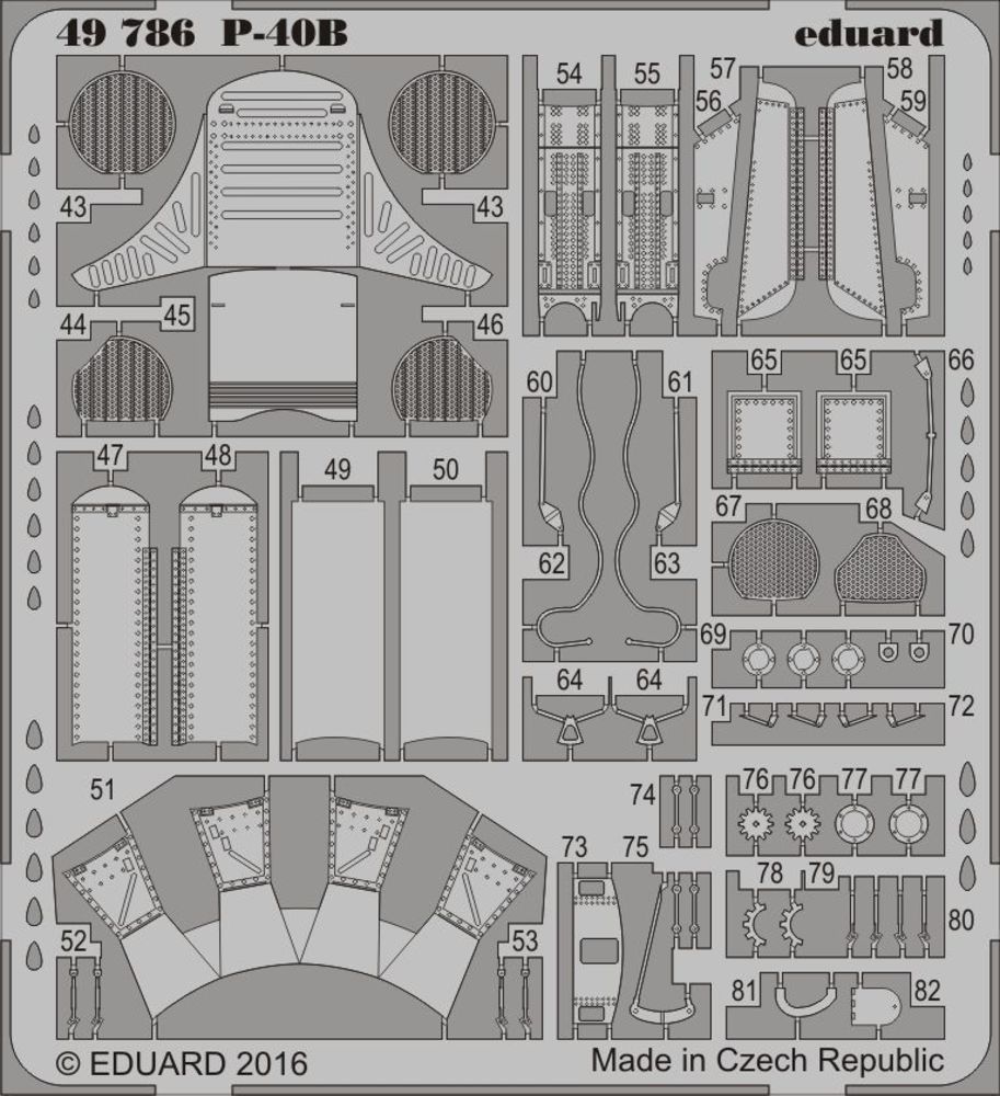 P-40B for Airfix