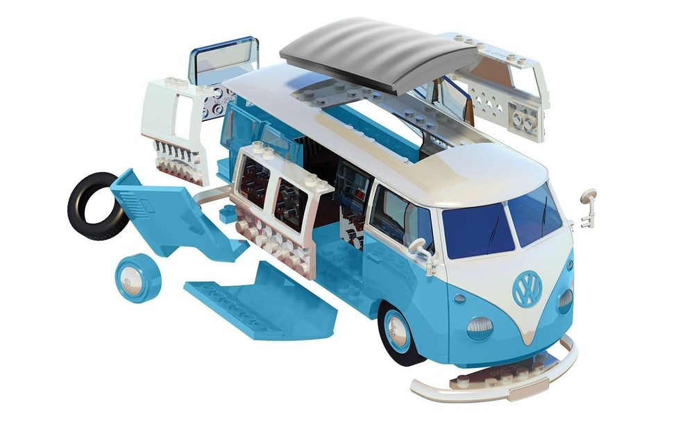 Quickbuild VW Camper Van - Blue