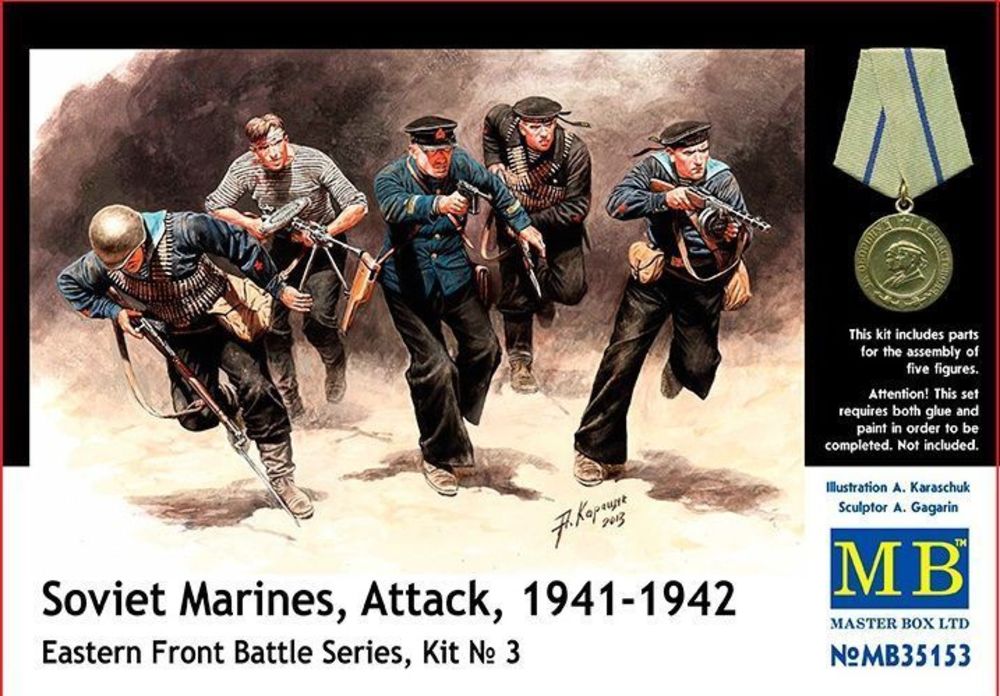 Soviet marinas Attack 1941-42 Easter Fro