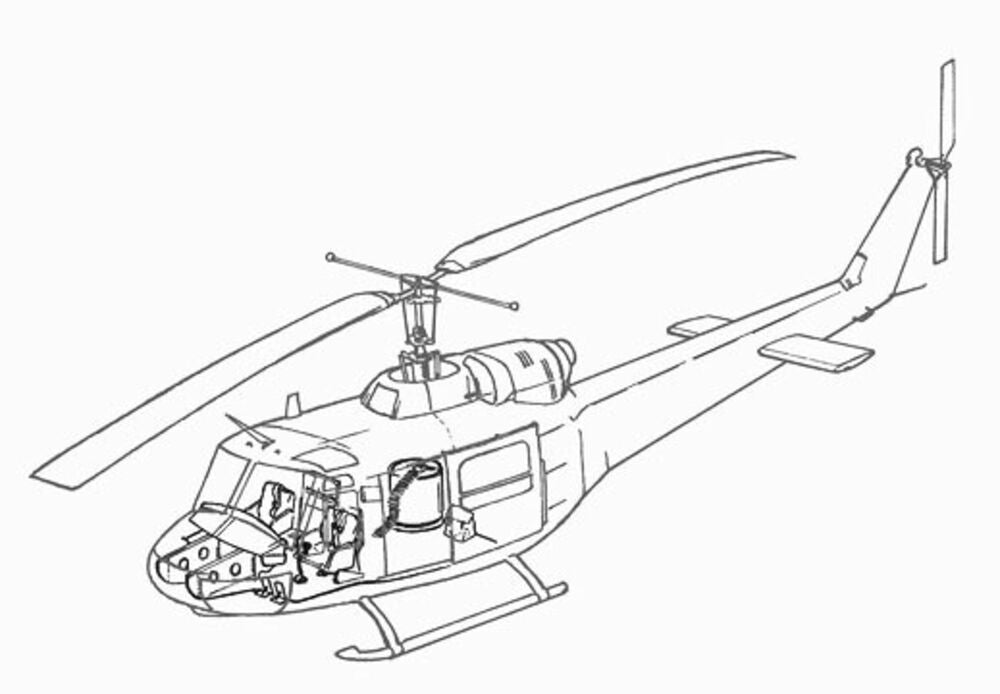 UH-1B interior set