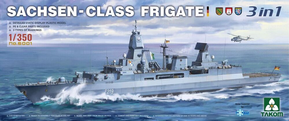 Sachsen-Class Frigate 3 in 1