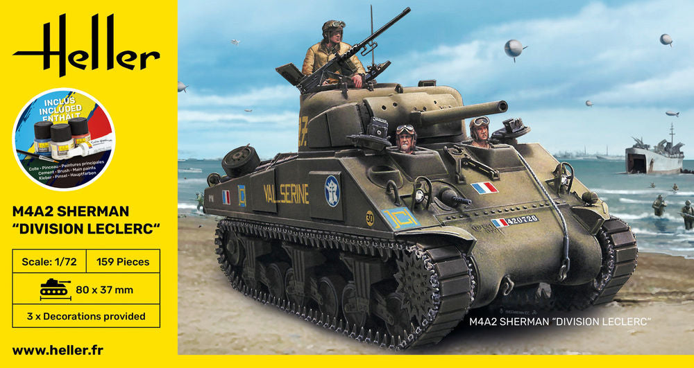 STARTER KIT M4A2 Sherman Division Leclerc