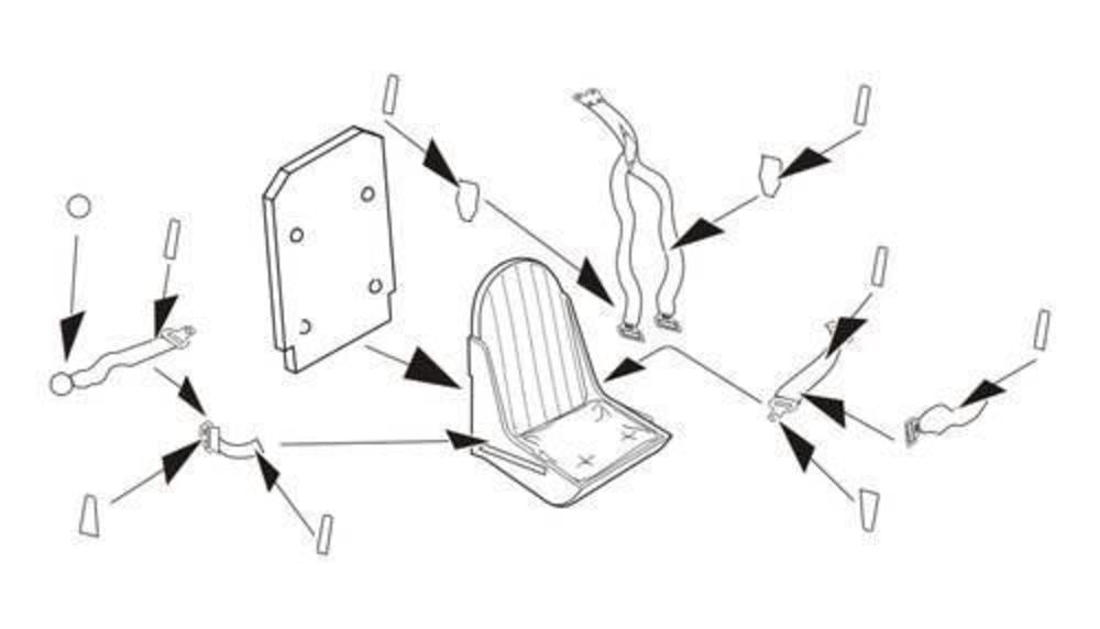Seafire FR.47-Seat with harness