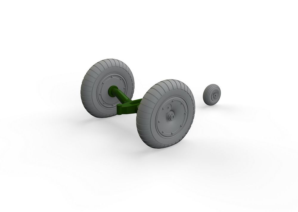 Me 163B wheels for GASPATCH MODELS