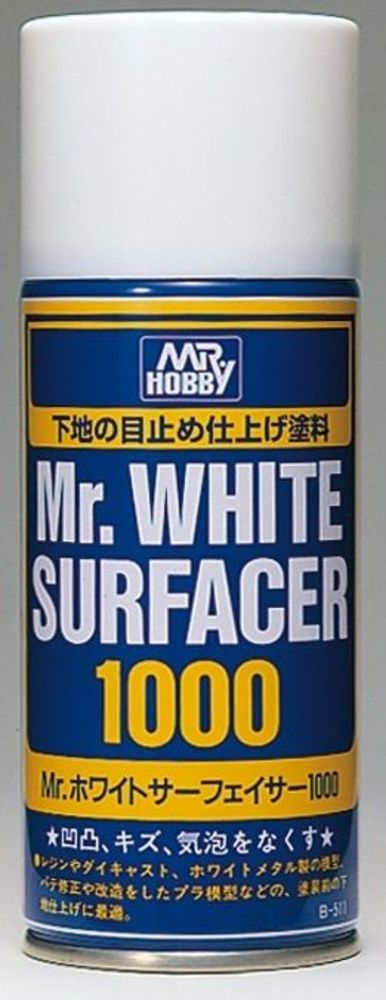 Mr Hobby -Gunze Mr. White Surfacer 1000 Spray (170 ml)