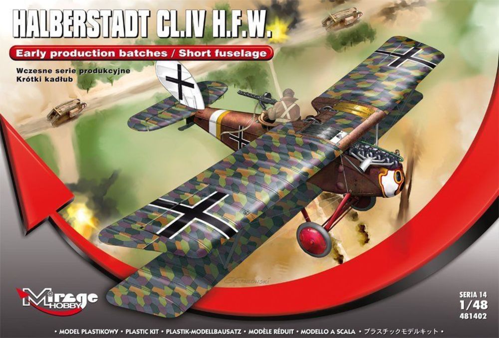 Halberstadt CL.IV H.F.W.(Early productio production batches/Short fuselage