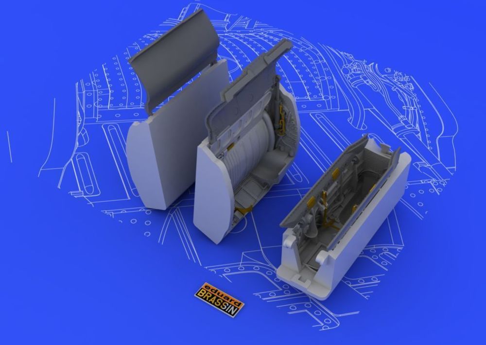 MiG-21 wheel wells for Eduard