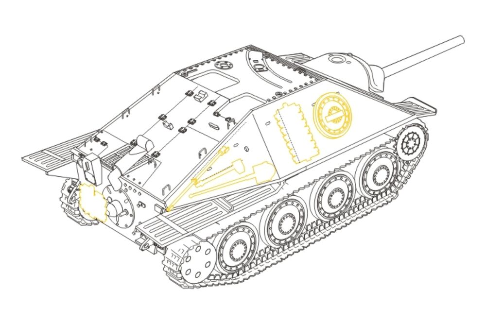 Hetzer G-13 Swiss post-war version f��r Tamiya-Bausatz