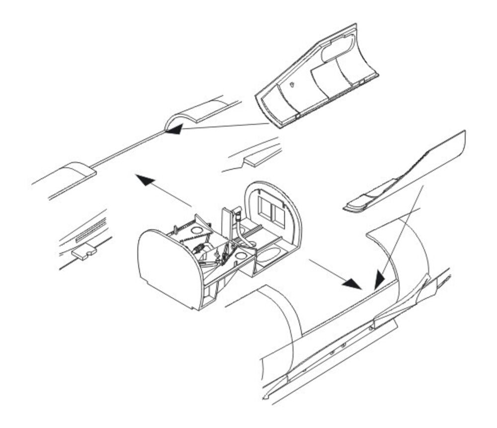 He 162A-2 Undercarriage f��r Tamiya Bausatz