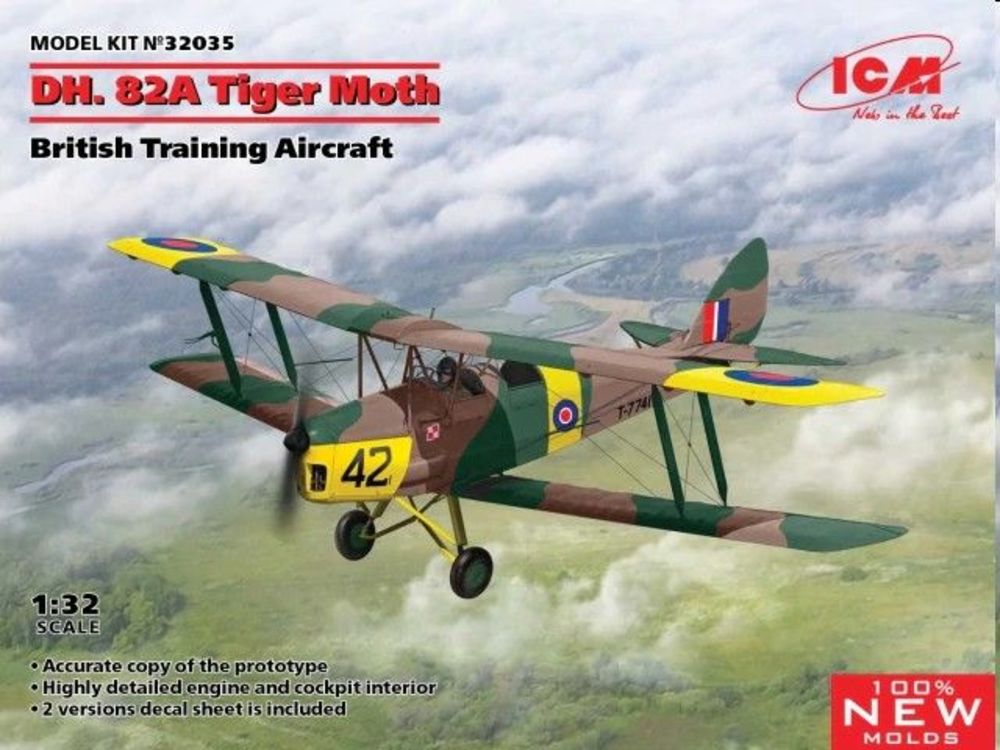 D.H. 82A Tiger Moth, British Training Aircraft