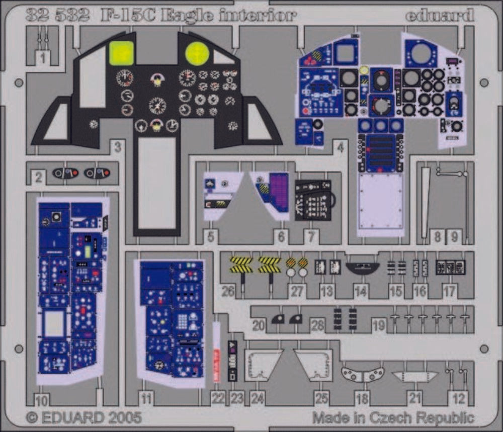 F-15 C Eagle interior