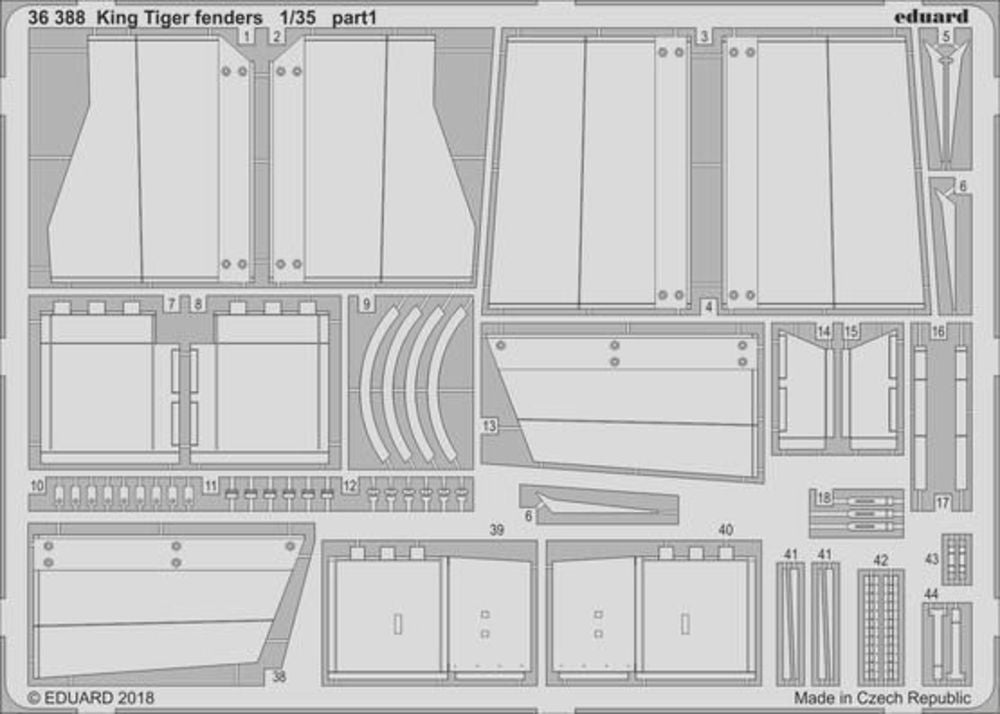 King Tiger initial for Takom