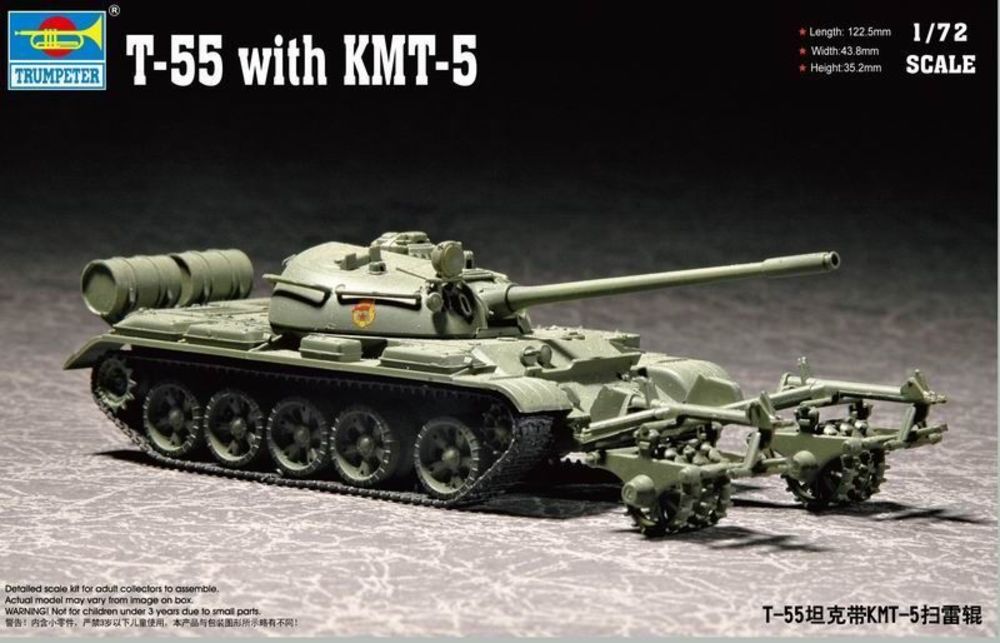 T-55 with KMT-5