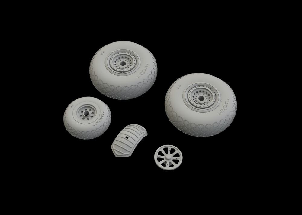 B-24 wheels (8spoke front wheel) for Hobby Boss