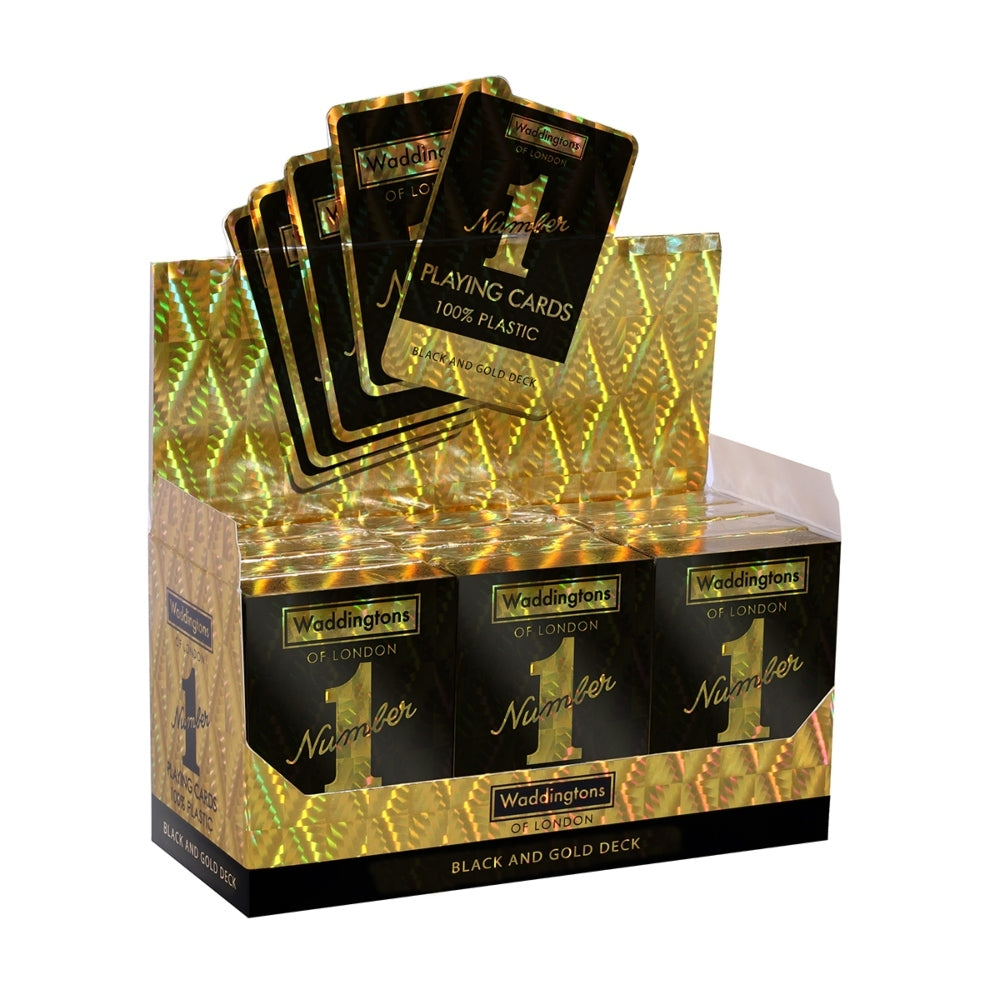 Winning Moves Black and Gold - Waddingtons No.1 Playing Cards