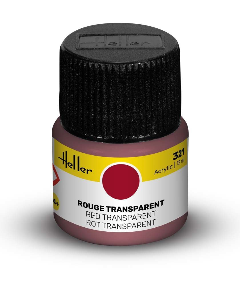 Peinture Acrylic 321 rouge transparent