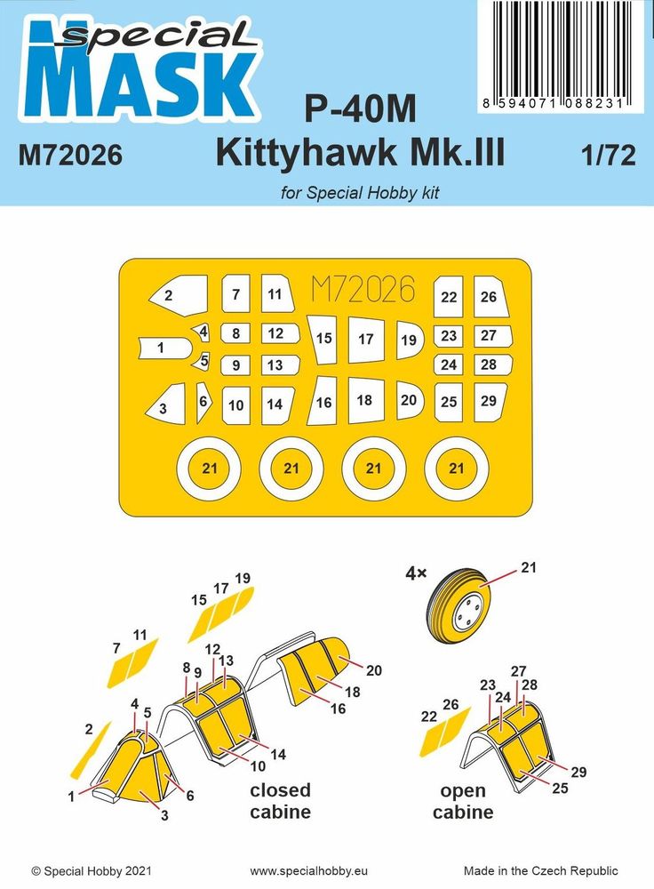 P-40M Warhawk/Kittyhawk Mk.III MASK