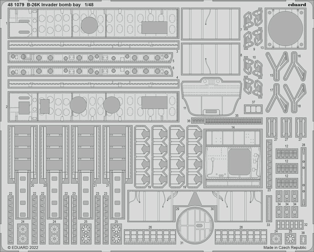 B-26K Invader bomb bay for ICM