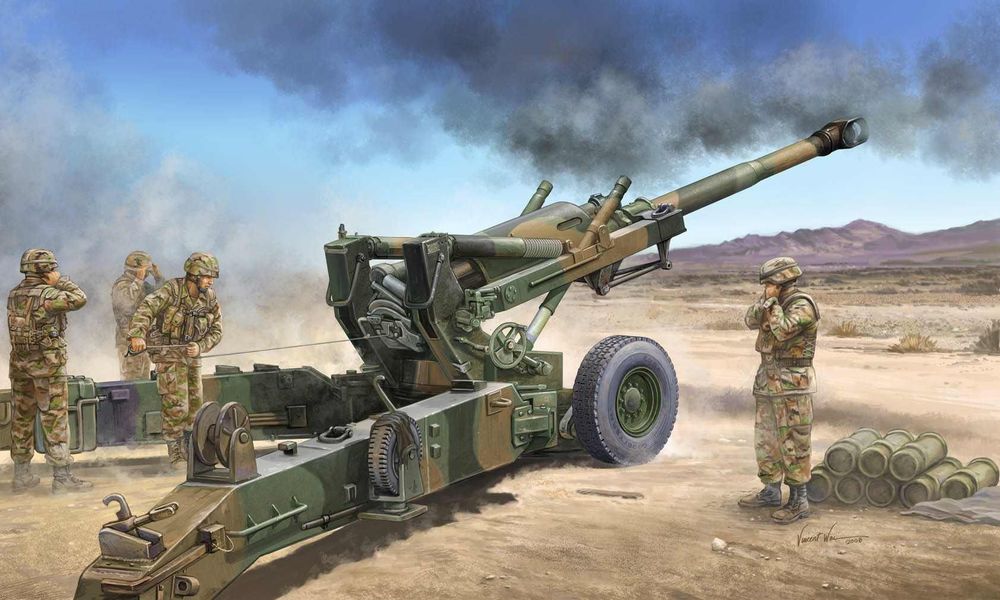 US M198 155mm Medium Towed Howitzer Early Version