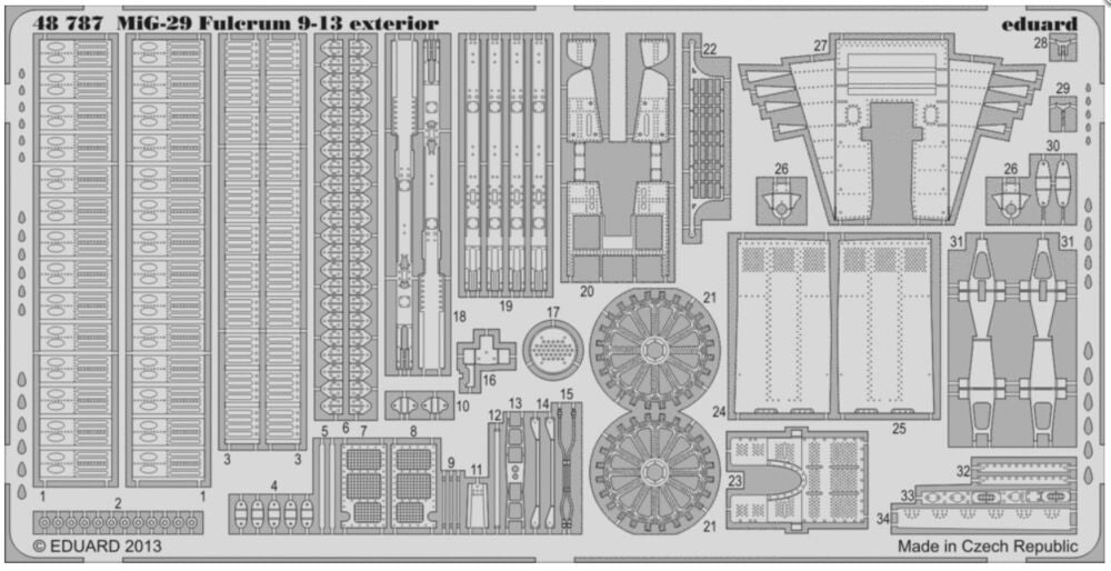 MiG-29 9-13 exterior for Great Wall Hobb