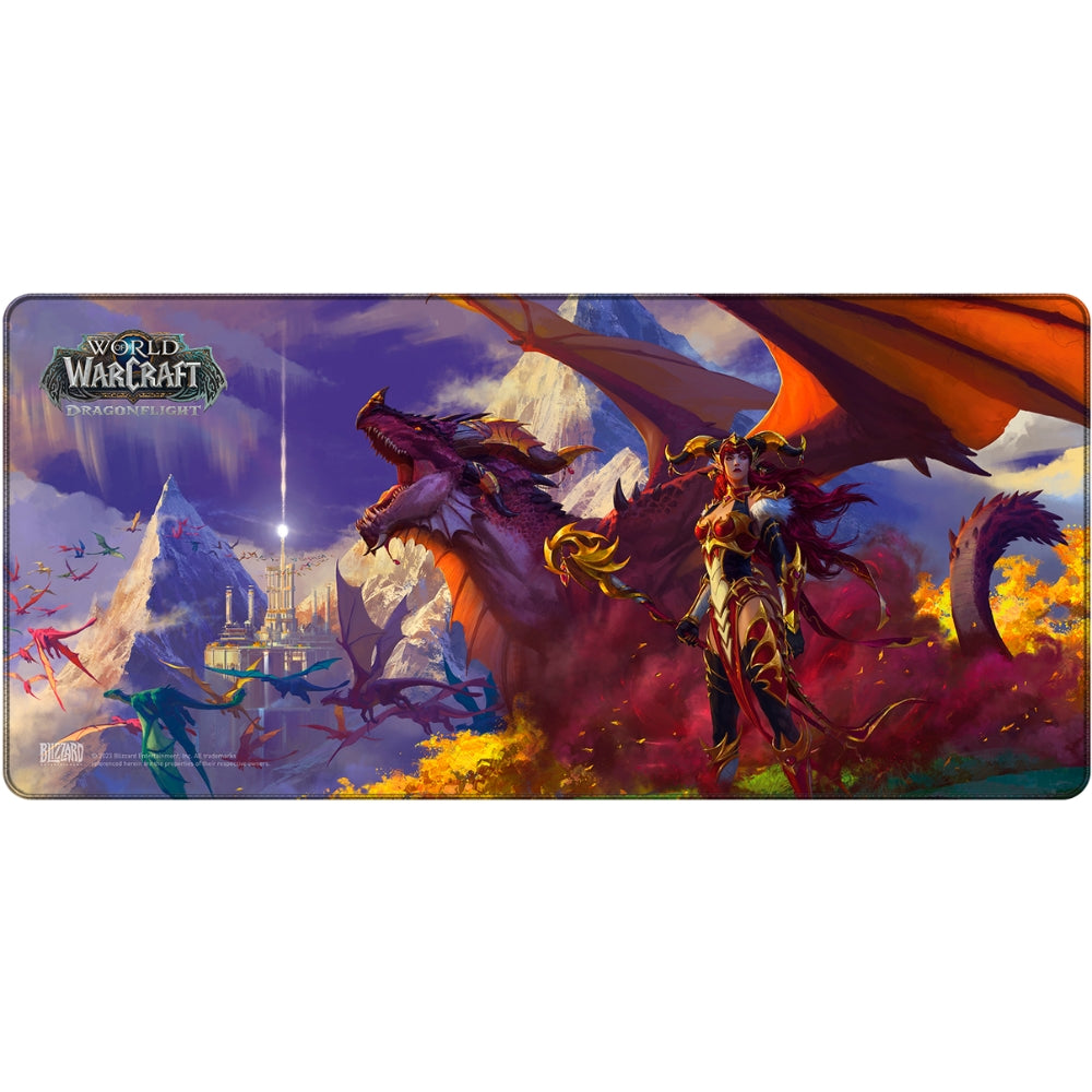 World Of WarCraft Dragonflight: Alexstrasza & Dragon, Mousepad, XL