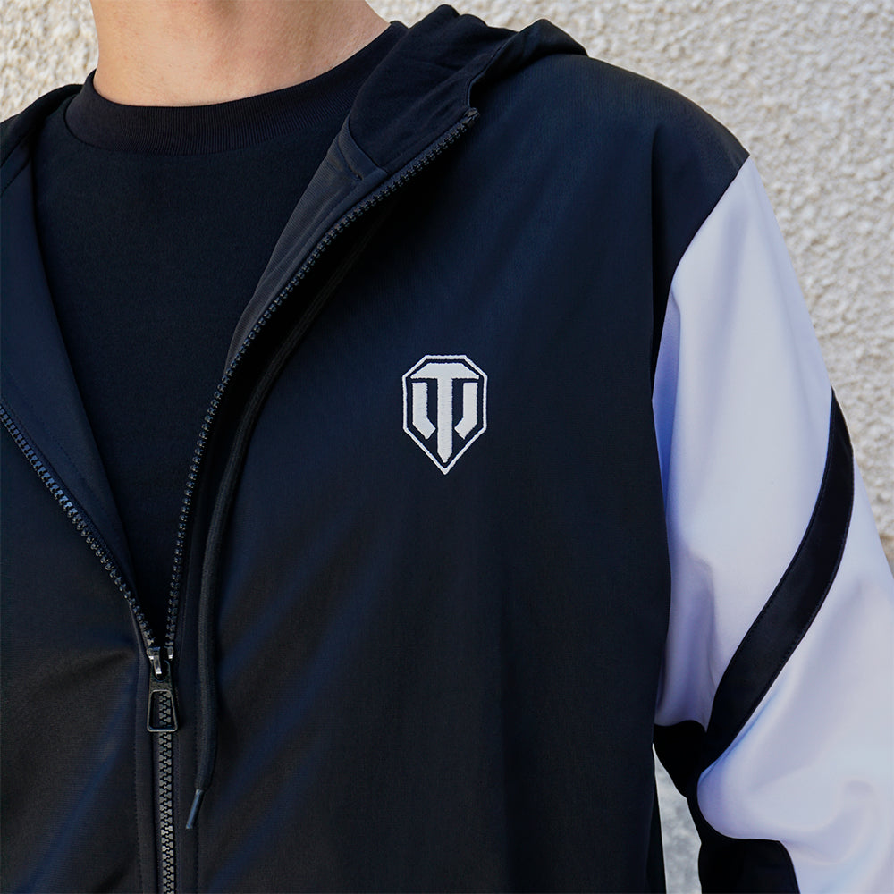 World of Tanks Zip hoodie black&white, XL