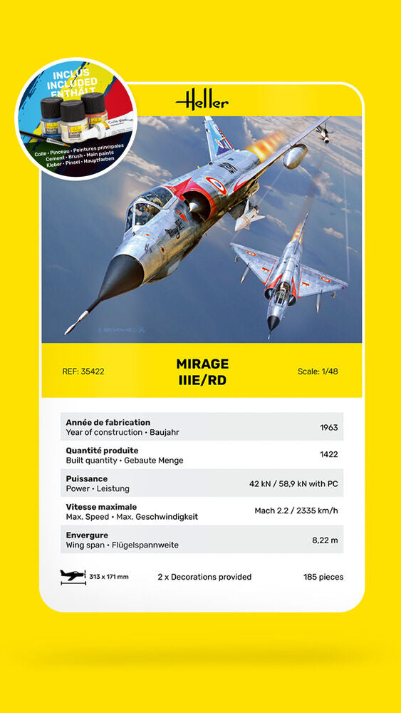 STARTER KIT Mirage IIIE/RD