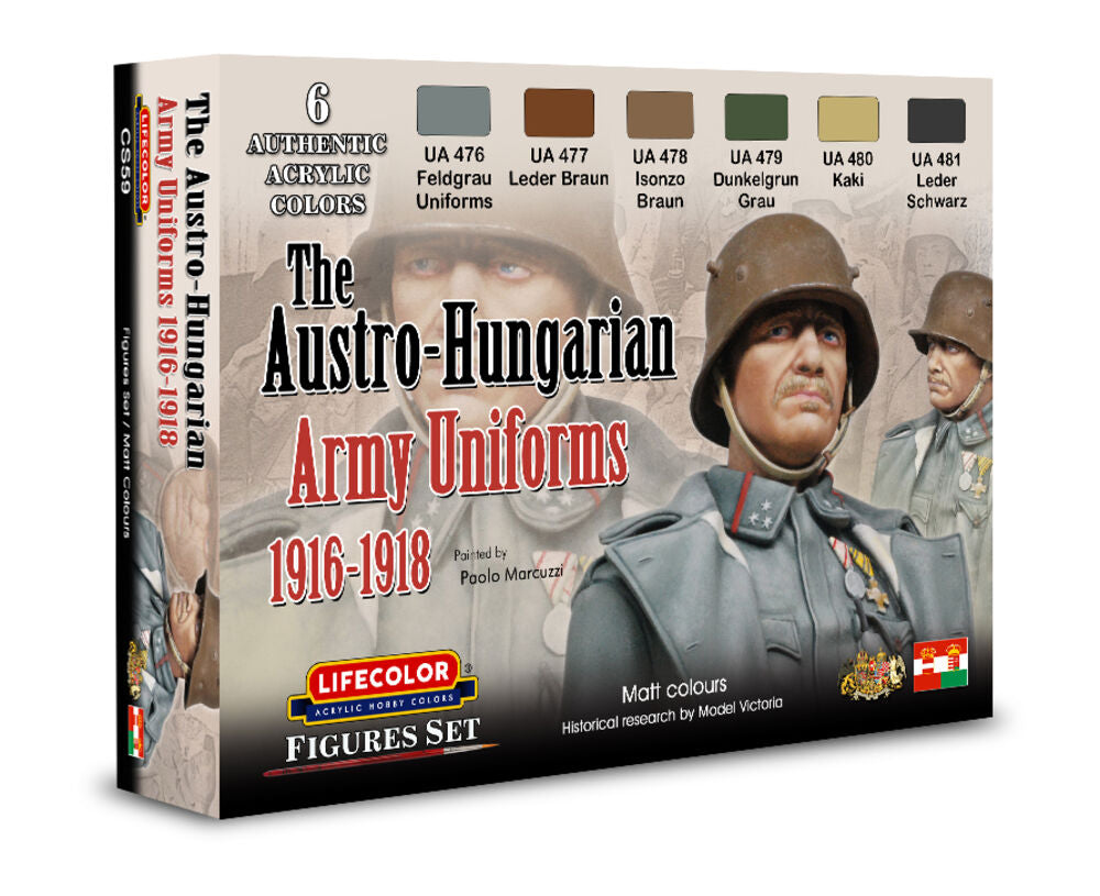 The Austro-Hungarian Army Uniforms 1916-1918 6 x 22 ml