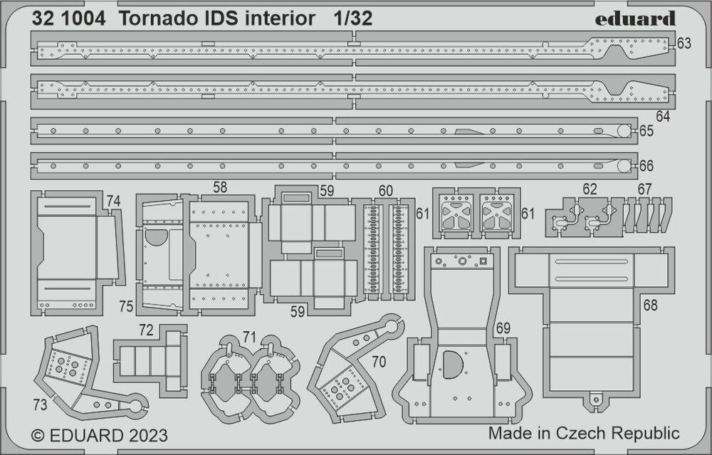 Tornado IDS interior for ITALERI