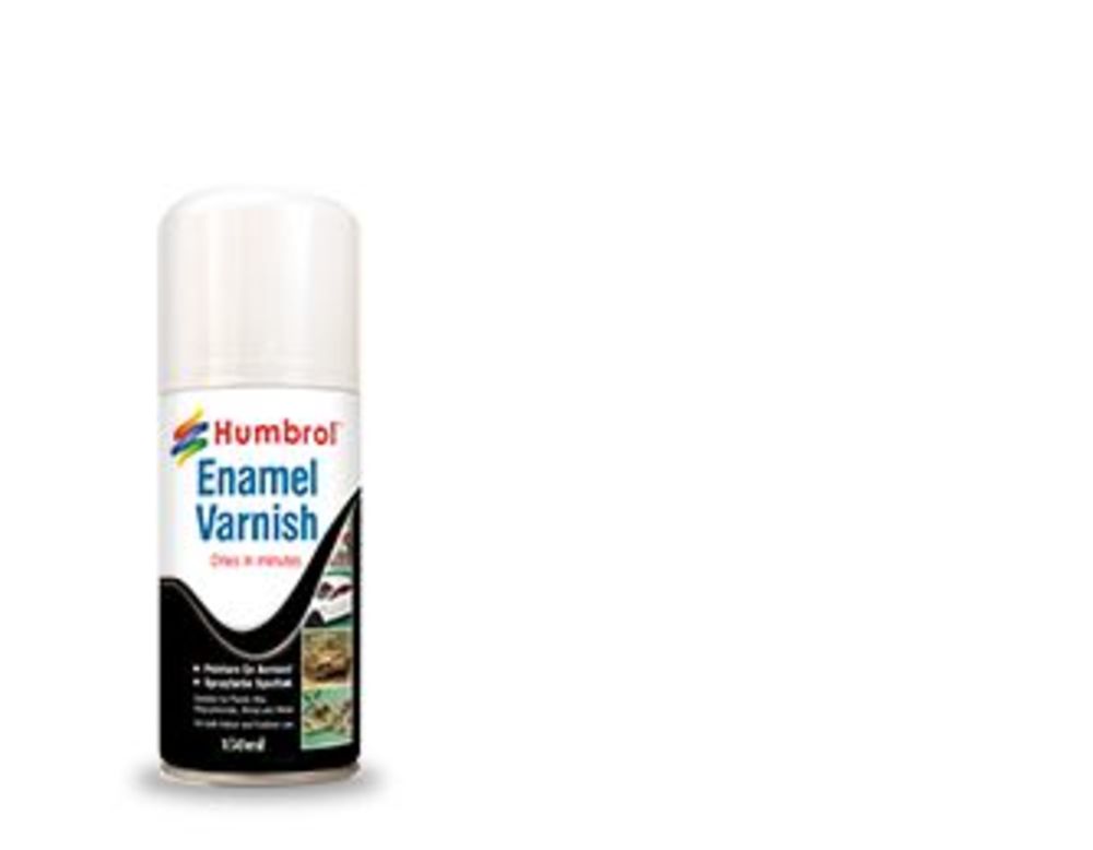 HUMBROL ENAMEL HOBBY VARNISH SPRAY 150ML No 49 Varnish Matt