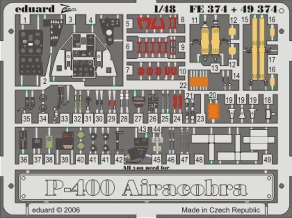 P-39/P-400 Airacobra f��r Hasegawa Bausatz