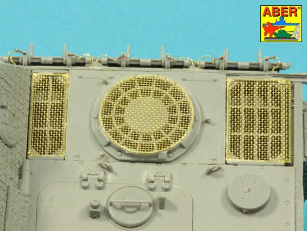 Grilles for Jagdpanther Ausf.G1 & G2 early (Takom)