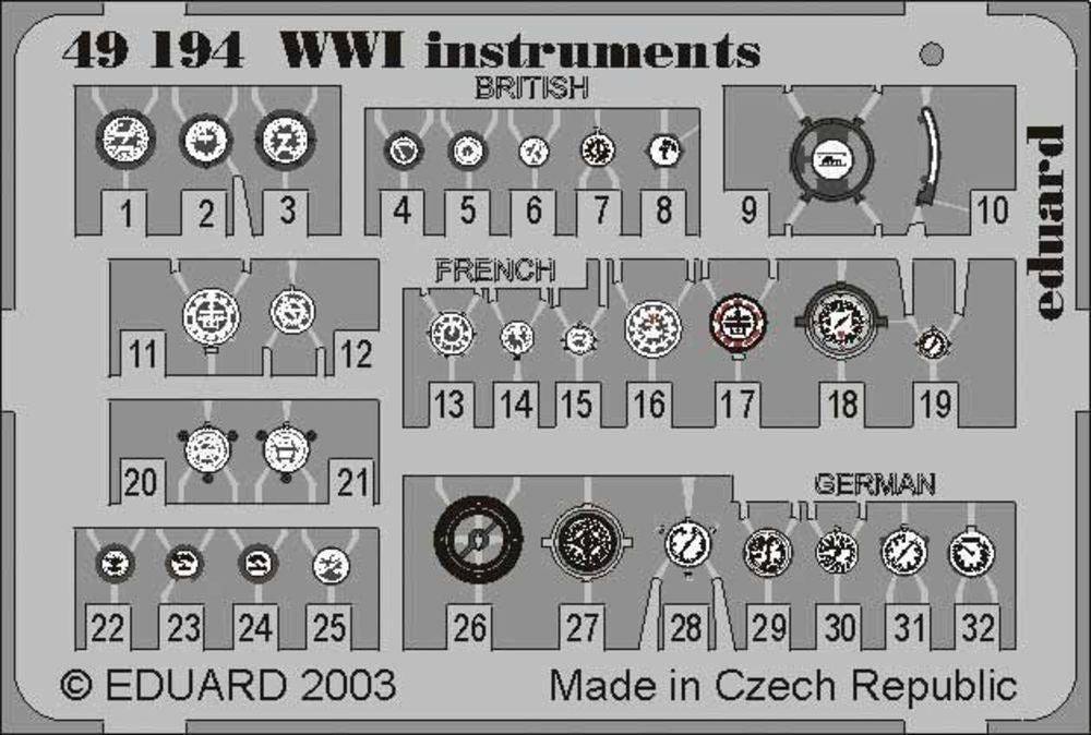 WW I Instruments